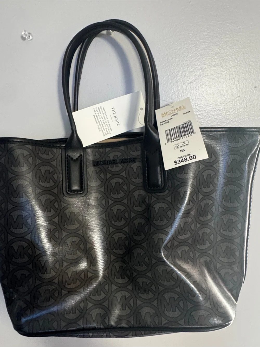 Michael Kors Black MK Signature Tote